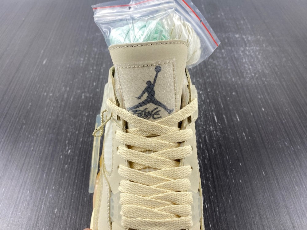 Air Jordan 4 Retro Off-White "Sail"