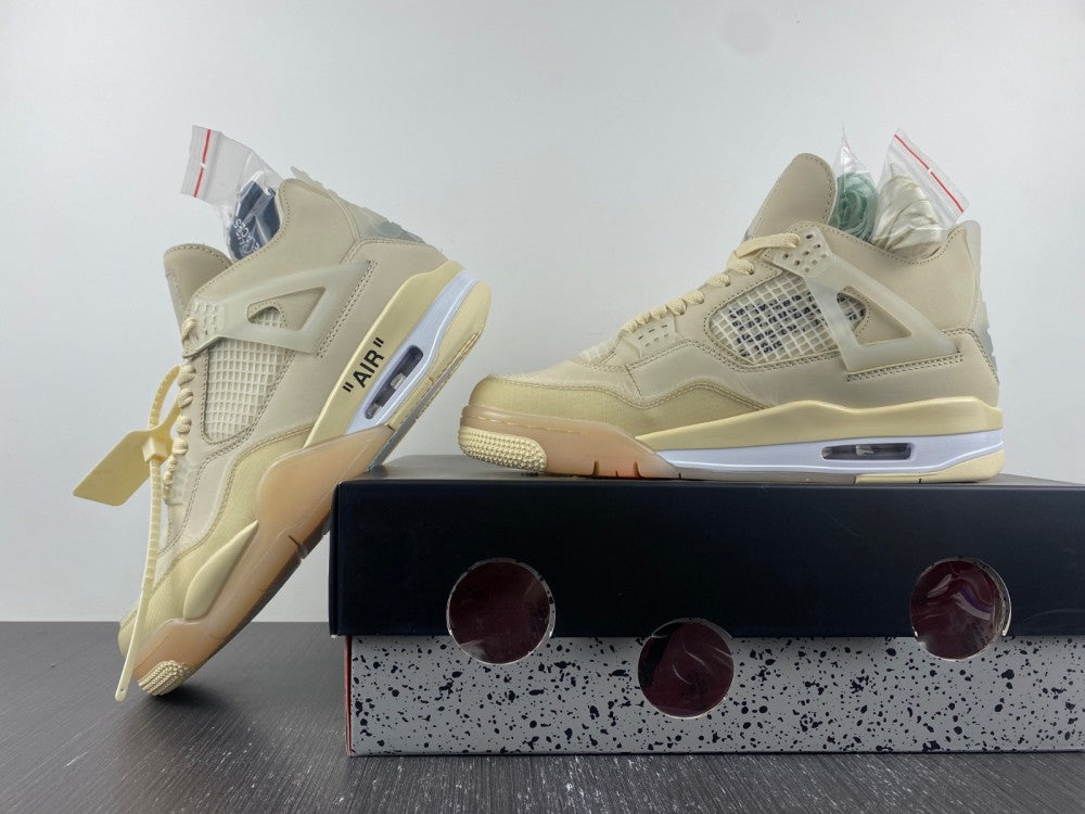 Air Jordan 4 Retro Off-White "Sail"