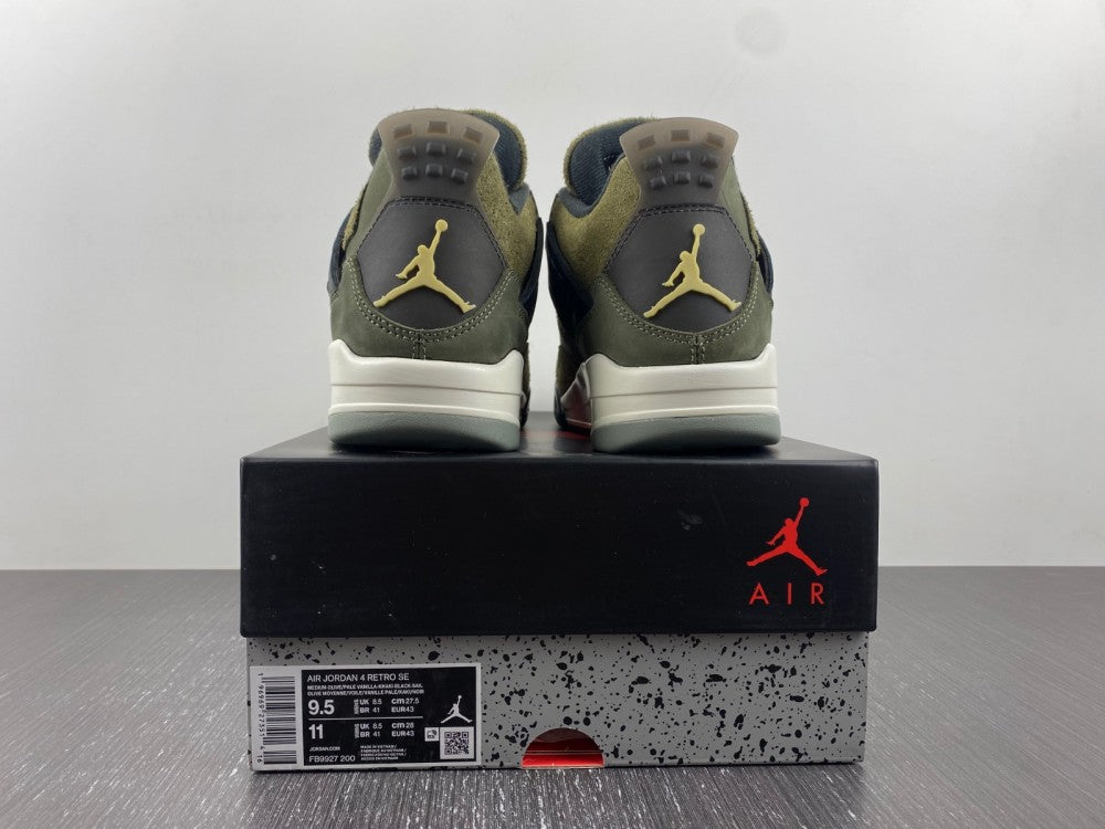Air Jordan 4 Retro SE Craft "Medium Olive"