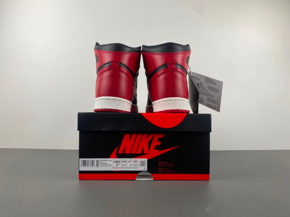 Air Jordan 1 High OG in the "Bred"
