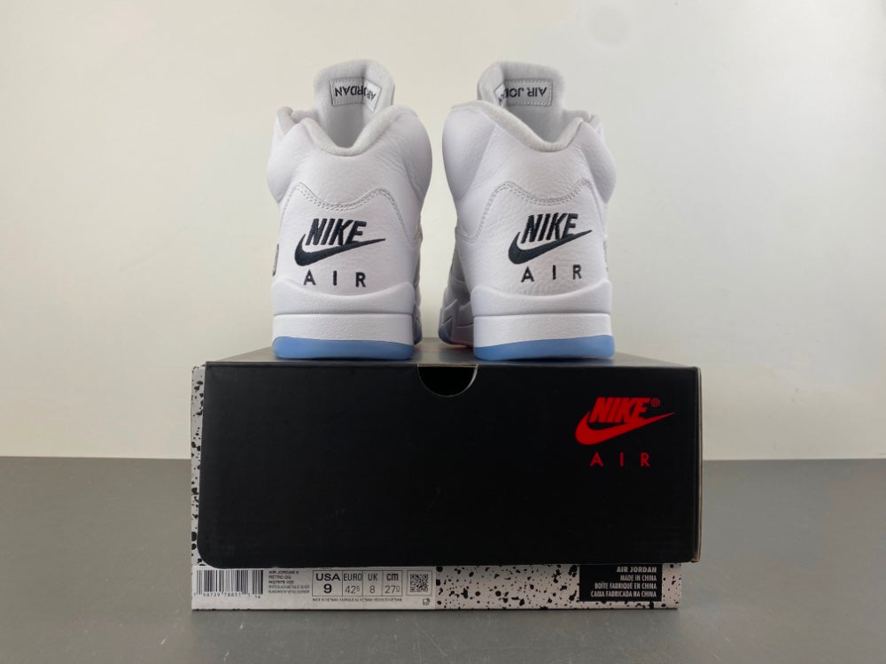 Air Jordan 5 Retro "METALLIC WHITE"
