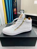 Giuseppe Zanotti Kriss mid-top Charol Blanco